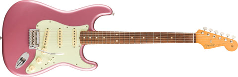 Fender Vintera 60s Stratocaster Modified Electric Guitar with bag, Pau Ferro FB, Burgundy Mist Metallic #0149993366