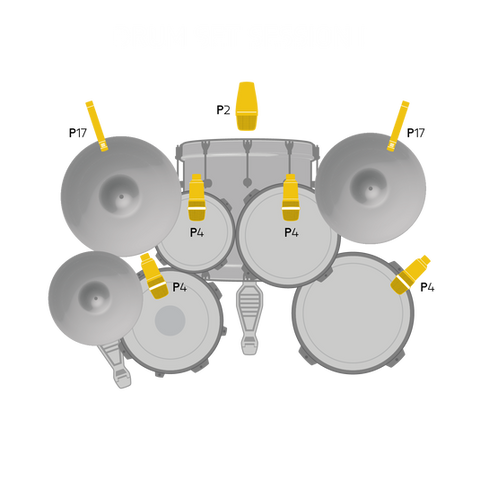 AKG Drum Set Session I High-performance drum microphone set