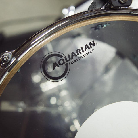 Aquarian CCPD Classic Clear with Power Dot 1ply 10mil Drum Head