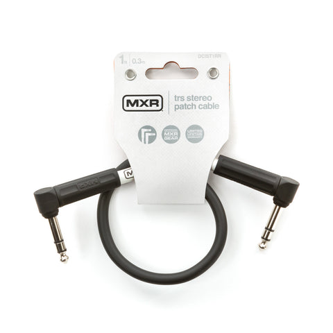 Jim Dunlop MXR DCIST01RR 1ft TRS Stereo Cable - Right / Right