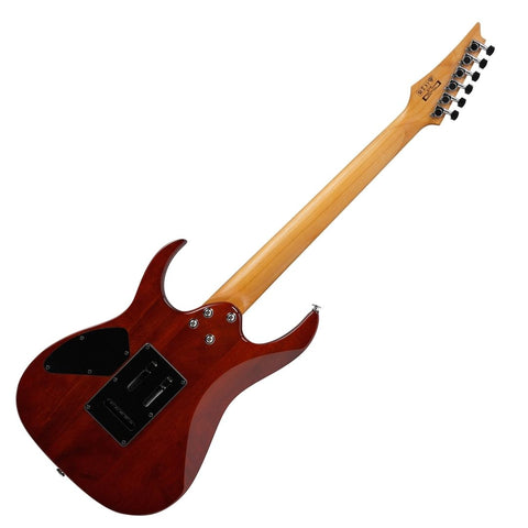 Ibanez RG GIO GRG220PA1 BKB Electric Guitar - Transparent Brown Black Burst (GRG220PA1-BKB)