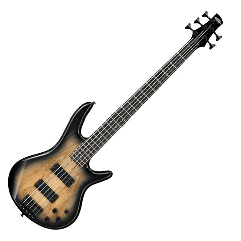 Ibanez SR Gio GSR205SM NGT 5 String Electric Bass Guitar - Natural Gray Burst (GSR205SM-NGT)