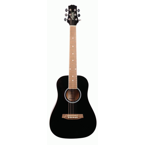 Ashton MINI20 BK Mini Dreadnought Acoustic Guitar Black