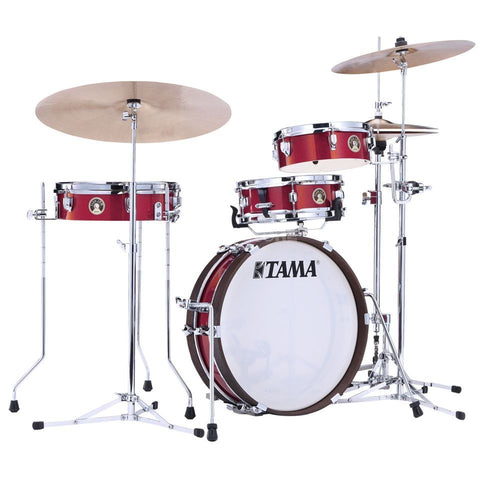 Tama LJK48P-CPM Club-JAM Pancake 4-Piece Drum Set Shell kit- Candy Apple Mist