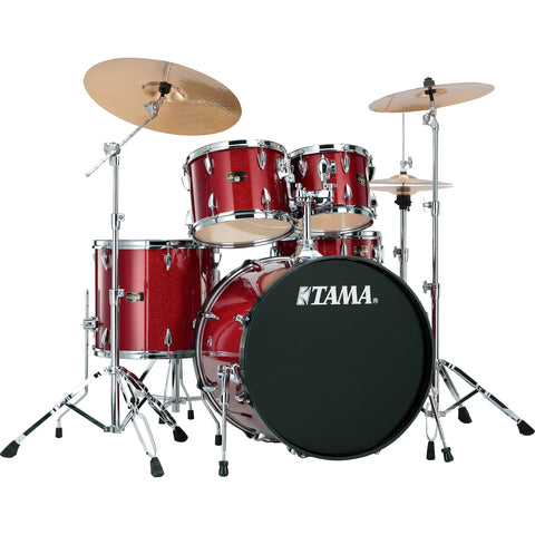 Tama IE52KH6W-CPM Imperialstar 5-piece Drum Set with Hardware Kit - 22" Kick - Candy Apple Mist