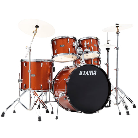 Tama ST52H6-SCP Stagestar 5-piece Drum Set with Hardware Kit - 22" Kick - Scorched Copper Sparkle