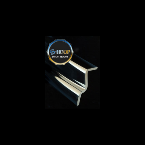 S Hoop 10-lug Snare Resonant Hoop - 14" - Chrome Finish SH1410B