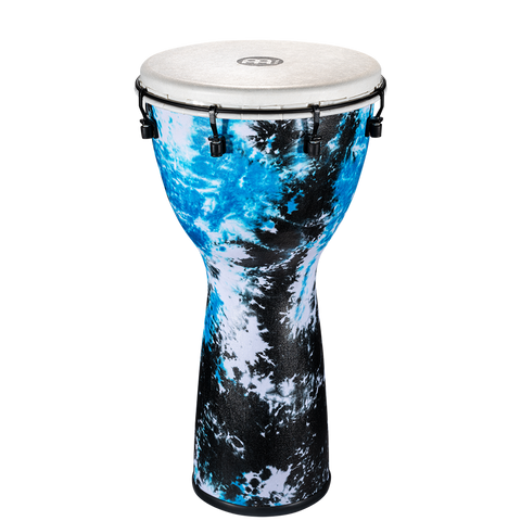 Meinl Percussion ADJ12-GB 12" Alpine Djembe, Synthetic Head, Galactic Blue Tie Dye