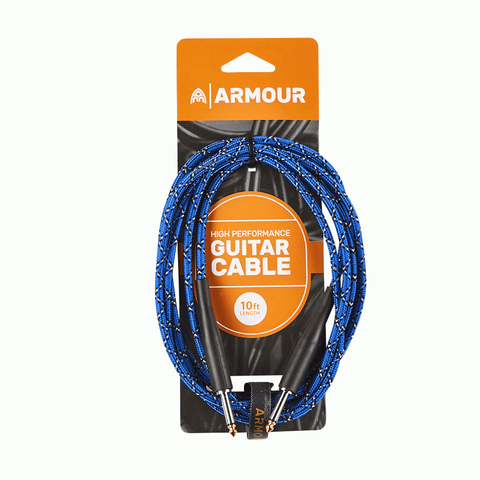 armour-gw10p-10ft-instrument-cable-straight-straight-woven-blue-python