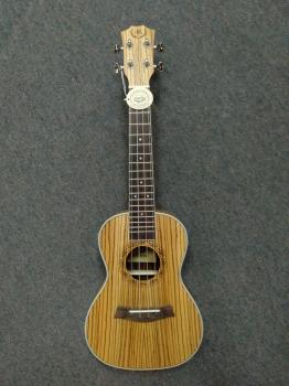A&K 23-26 23" Zebrawood Concert Ukulele with Bag
