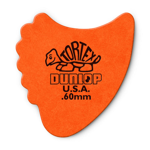 Jim Dunlop 414 Tortex Fin Guitar Pick, 1pc
