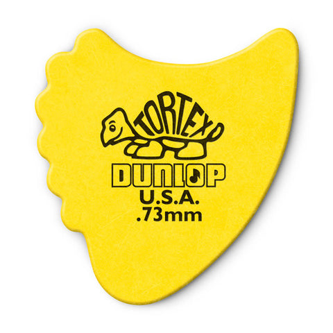 Jim Dunlop 414 Tortex Fin Guitar Pick, 1pc