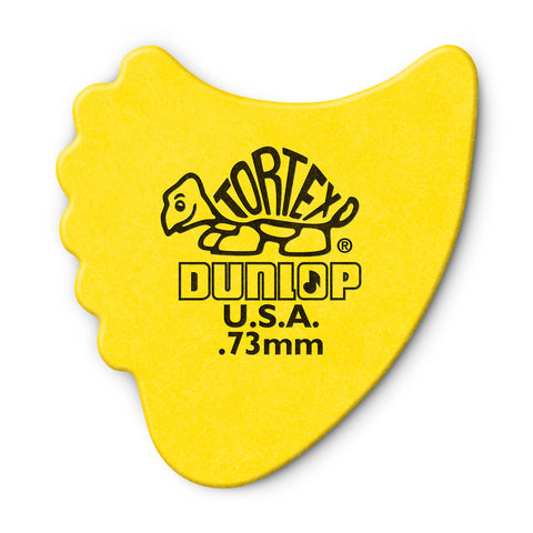 Jim Dunlop 414 Tortex Fin Guitar Pick, 1pc