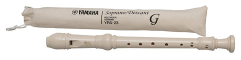 Yamaha YRS-23 Soprano Recorder German, key of C YRS23