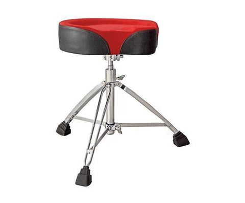 Groove Pro TH-H32-R Premium Drum Throne, Red