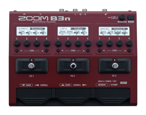 Zoom B3n Multi-effects Processor with adaptor