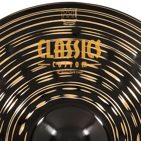 Meinl CC18HDAC 18" Classics Custom Dark Heavy Crash