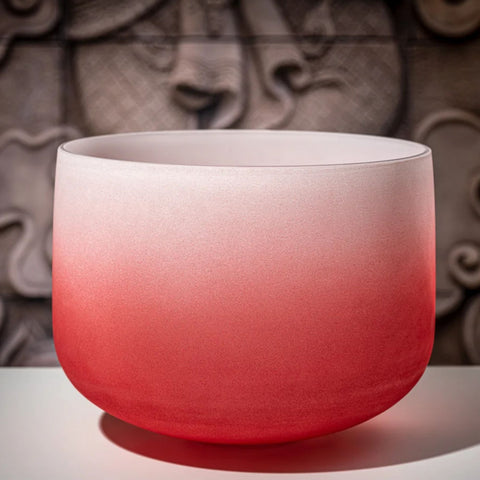Meinl Sonic Energy CSBC14C 14" Crystal Singing Bowl Color-frosted, Note C4, Root Chakra