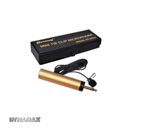 Dynamax EM2D Mini Tie Clip Microphone with Phantom Jack