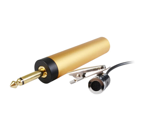 Dynamax EM2D Mini Tie Clip Microphone with Phantom Jack