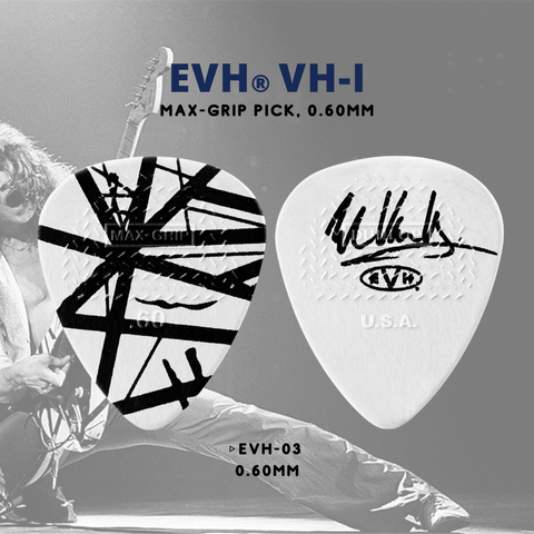Jim Dunlop EVH-03 EVH VH-I Nylon Max Grip Guitar Pick, 1pc