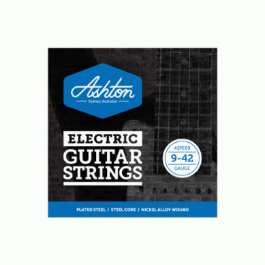Ashton ASPE09 Nickel Wound Electric Guitar String Set, .009-.042 Gauge