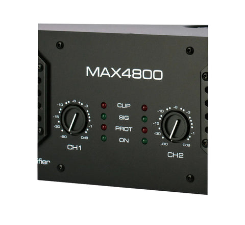 Famousound MAX4800 2CHNL 2X830W 8OHM Power Amplifier
