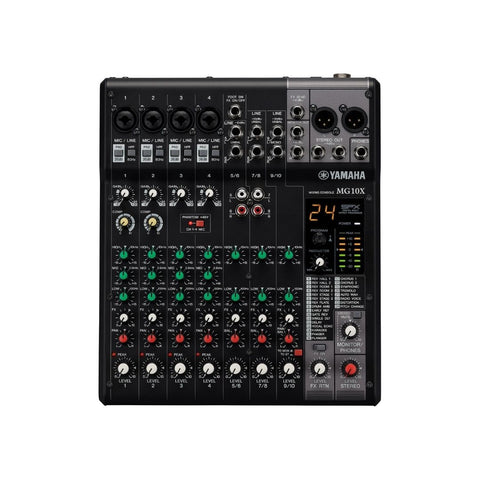 Yamaha MG10X 10-Channel Analog Mixer with Effects