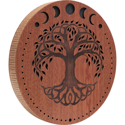 Meinl RDS12MTOL 12" Rain Disk, Stream Sound, Moon Phases & Tree of Life Carving