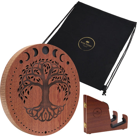 Meinl RDS12MTOL 12" Rain Disk, Stream Sound, Moon Phases & Tree of Life Carving