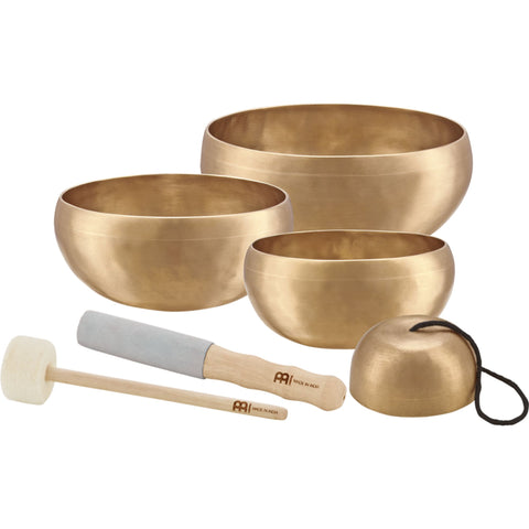 Meinl Sonic Energy SB-C-2700 Cosmos Therapy Series Singing Bowl Set, 250g/650g/800g/1000g