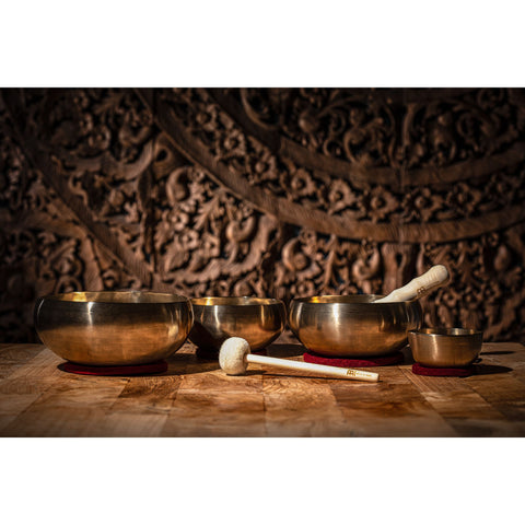 Meinl Sonic Energy SB-C-2700 Cosmos Therapy Series Singing Bowl Set, 250g/650g/800g/1000g