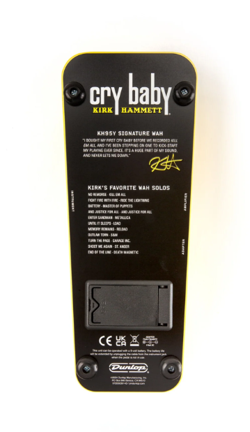 Jim Dunlop KH95Y Kirk Hammet Yellow Sparkle Edition