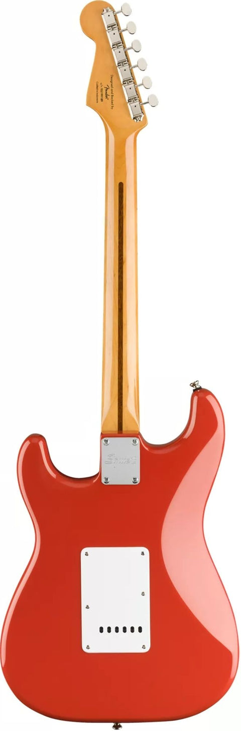 Fender Squier Classic 50S Strat Electric Guitar, Fiesta Red