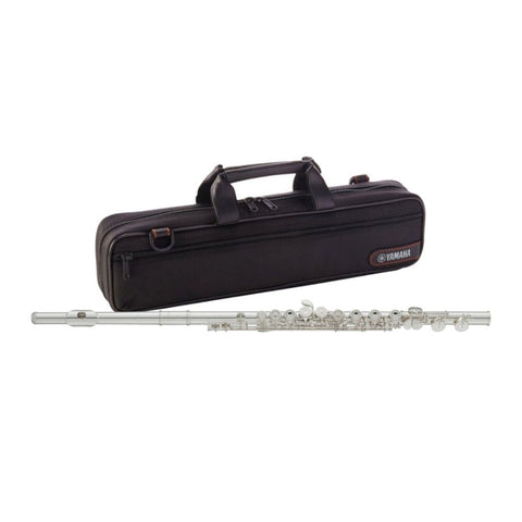 Yamaha YFL-212 Standard Flute, Covered keys, Offset G, Nickel Silver