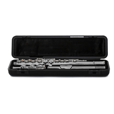 Yamaha YFL-212 Standard Flute, Covered keys, Offset G, Nickel Silver
