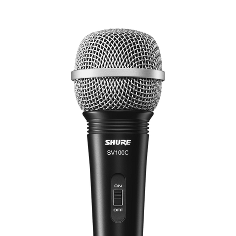 Shure SV100 Vocal Microphone with XLR to 1/4 inch Cable