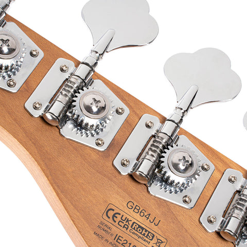 Cort GB-64JJ Natural Electric Bass Guitar with Bag