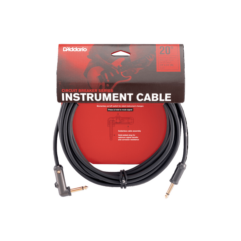 D'addario PW-AGLRA-20 Circuit Breaker Instrument Cable 20Ft