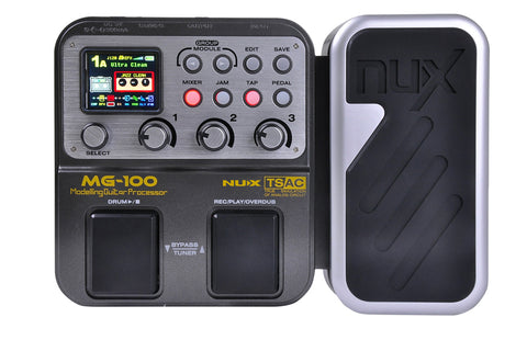 NUX MG100 Multi Effects Modelling Processor Effect Pedal ( MG-100 / MG 100 )