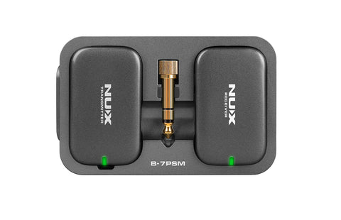NUX B-7PSM Wireless In Ear Monitoring Headphone System Stereo Audio Transmitting With Charging Case (B7PSM)