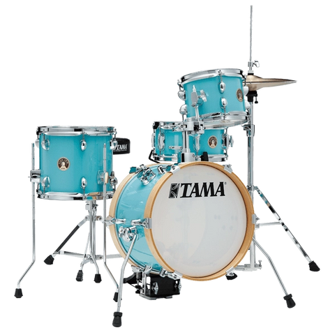 Tama LJK44H4-AQB Club-JAM Flyer 4-Piece Drum Set Shell kit- Aqua Blue