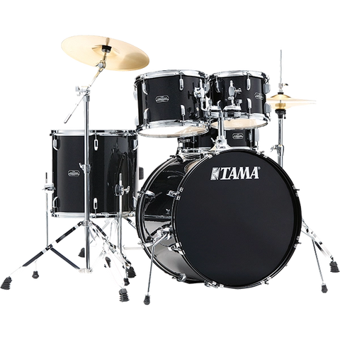 Tama ST52H6-BNS Stagestar 5-piece Drum Set with Hardware Kit - 22" Kick - Black Night Sparkle