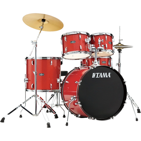 Tama ST52H6-CDS Stagestar 5-piece Drum Set with Hardware Kit - 22" Kick - Candy Red Sparkle