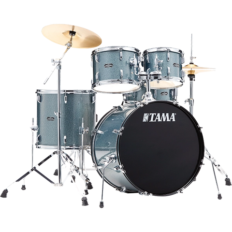 Tama ST52H6-SEM Stagestar 5-piece Drum Set with Hardware Kit - 22" Kick - Sea Blue Mist
