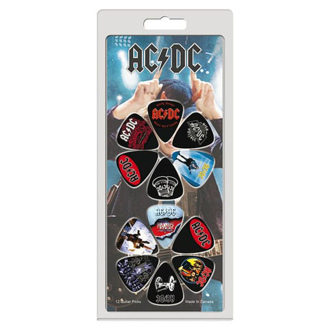 Perri's LP12 ACDC1 Guitar Picks, 12pc