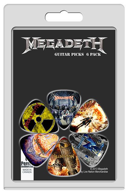 Perri's LPMD1 Megadeth Guitar Picks, 6pc