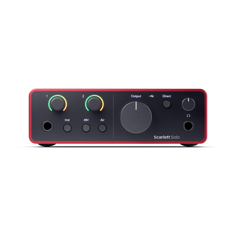 Focusrite Scarlett Solo USB Audio Interface (4th Generation)