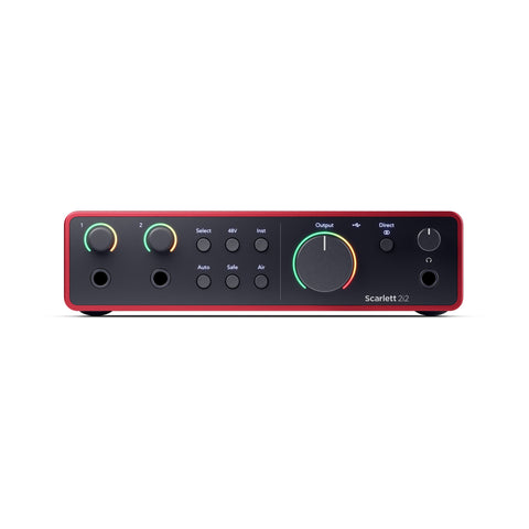Focusrite Scarlett 2i2 USB Audio Interface (4rd Generation)