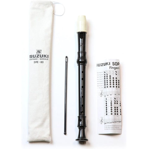 Suzuki SRE-80 Soprano Recorder (English Fingering)